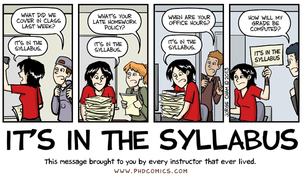 Might just be worth checking. In the syllabus